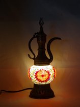 Oosterse mozaïek tafellamp (Turkse Ibrik)  ø 13 cm