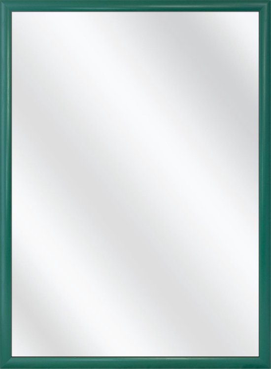 Spiegel met Lijst - Groen - 24 x 24 cm