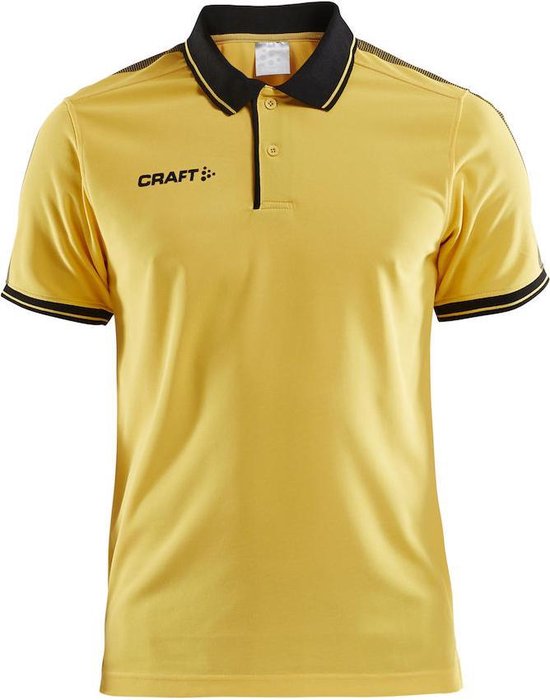 Craft Pro Control Poloshirt M 1906734 - Sweden Yellow/Black - M