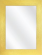 Spiegel met Lijst - Goud - 56 x 76 cm - Sierlijk - Structuur