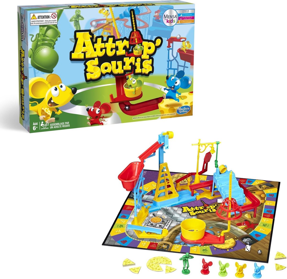 Hasbro Attrap’Souris – Jeu De Societe Pour Enfants - Jeu De Plateau ...