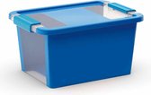 Kis Bi-box - Opbergbox - S - Blauw - 11 Liter - 36,5x26xh19cm - (set van 7) En Yourkitchen E-kookboek - Heerlijke Smulrecepten