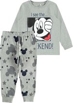 Name-it Pyjamaset Mickey Grey Melange