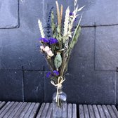 Droogbloemen | Droogbloemen boeket | Gedroogde bloemen | Blauw tinten
