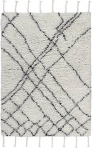 Creme Wit vloerkleed - 120x170 cm  -  A-symmetrisch patroon - Modern Modern