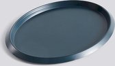 HAY Ellipse Tray Serveerschaal S Donkergroen  L23.5 X B18.5 X H1.5