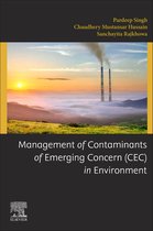 Management of Contaminants of Emerging Concern (CEC) in Environment