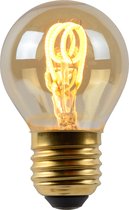 Lucide G45 Filament lamp - Ø 4,5 cm - LED Dimb. - E27 - 1x3W 2200K - Amber