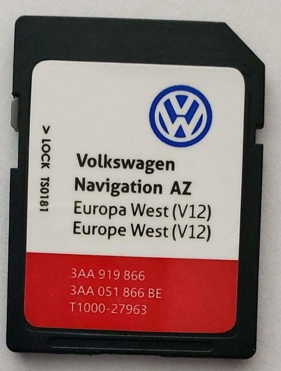 Gedateerd Belichamen lepel Volkswagen navigatie update - West-Europa (V12) | bol.com