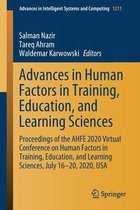 Advances in Human Factors in Training Education and Learning Sciences