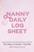 Nanny daily log sheet