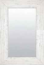 Spiegel Eiken Wit 63x83 cm – Ingrid – Spiegel Hout – wand spiegels – Witte Spiegel – Perfecthomeshop