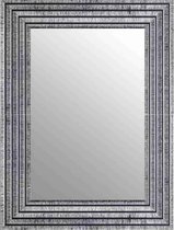 Chique Spiegel Zwart Zilver 53x73 cm – Svea – Duurzaam – Eigentijds