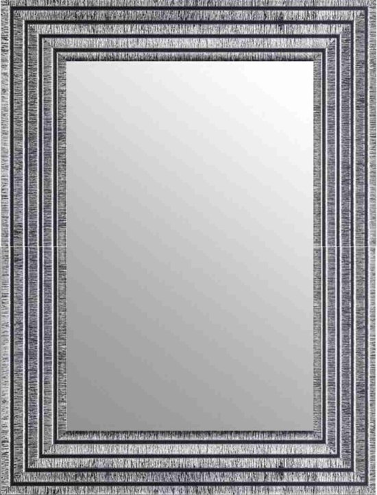 Miroir Chique Zwart Argent 53x73 cm - Svea - Durable - Contemporain |  bol.com