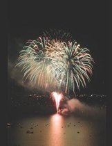 Fireworks Reflecting in Lake Tahoe Notebook