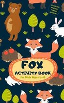 Fox Activity Book for Kids Ages 4-8 Stocking Stuffers Pocket Edition