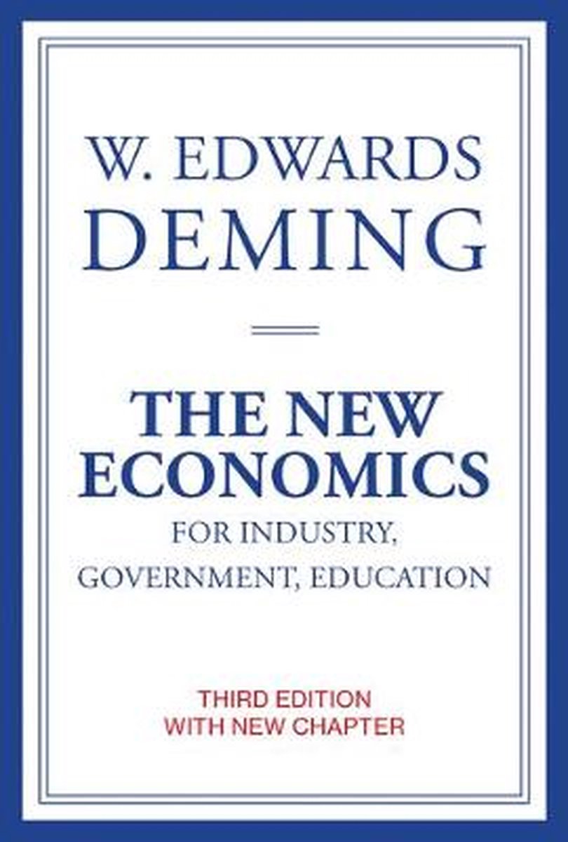Omslag van The New Economics for Industry, Government, Education