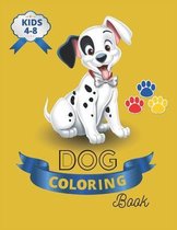 Dog coloring book kids 4-8