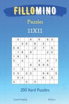 Fillomino Puzzles - 200 Hard Puzzles 11x11 Book 3