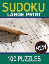 Sudoku Large Print 100 Puzzles NEW