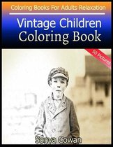 Vintage Children Coloring Book For Adults Relaxation 50 pictures