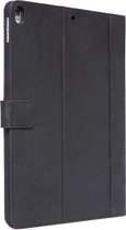 DECODED BookType Cover - Hoogwaardig Full Grain Leren Book Case, Hoes geschikt voor iPad Pro 10.5" - Zwart