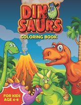 Dinosaur coloring book for kids.