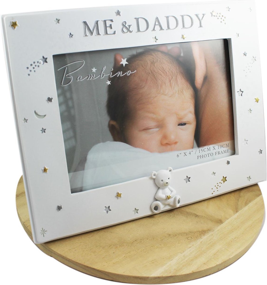 Bambino fotolijst 'Me & Daddy' - Vaderdag - Kraamcadeau