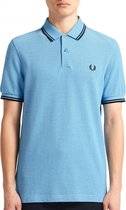 Fred Perry - Twin Tipped Shirt - Fred Perry Polo - XL - Blauw