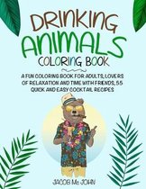 Drinking Animals Coloring Book