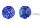 Traveller Oorbellen - Meisje - Blauw - Zilver 925 - Kristal - Preciosa Crystals - Jiwe - 545260
