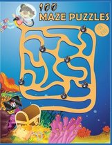 100 maze puzzles for kids