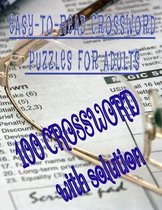 Easy-To-Read Crossword Puzzles for Adults