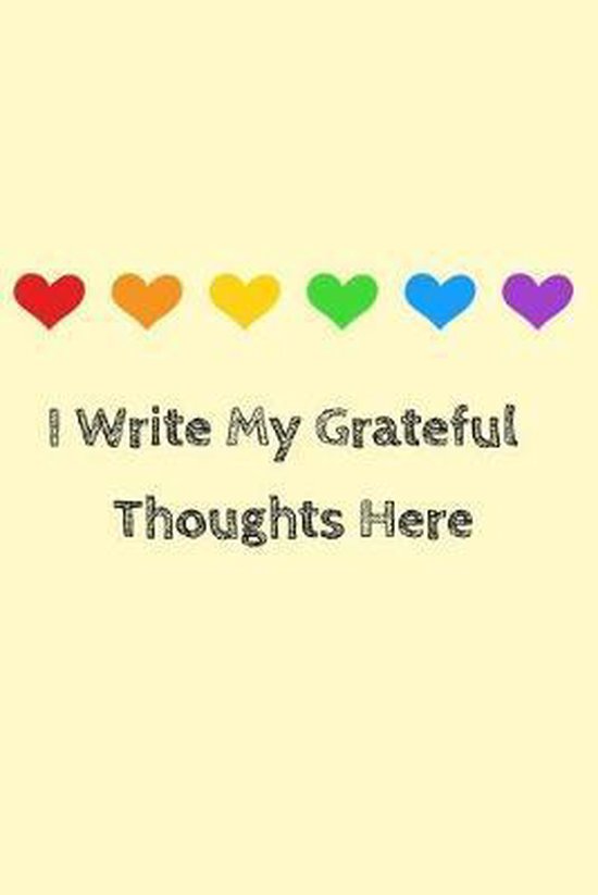I Write My Grateful Thoughts Here - cover