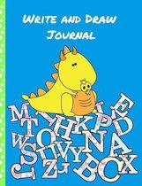 Write and Draw Journal: Grades K-2: Primary Composition Lined and Half Page Lined Paper with Drawing Space (7.4'' x 9.6'' Notebook), Learn To Wr