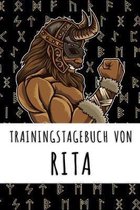 Trainingstagebuch von Rita: Personalisierter Tagesplaner für dein Fitness- und Krafttraining im Fitnessstudio oder Zuhause