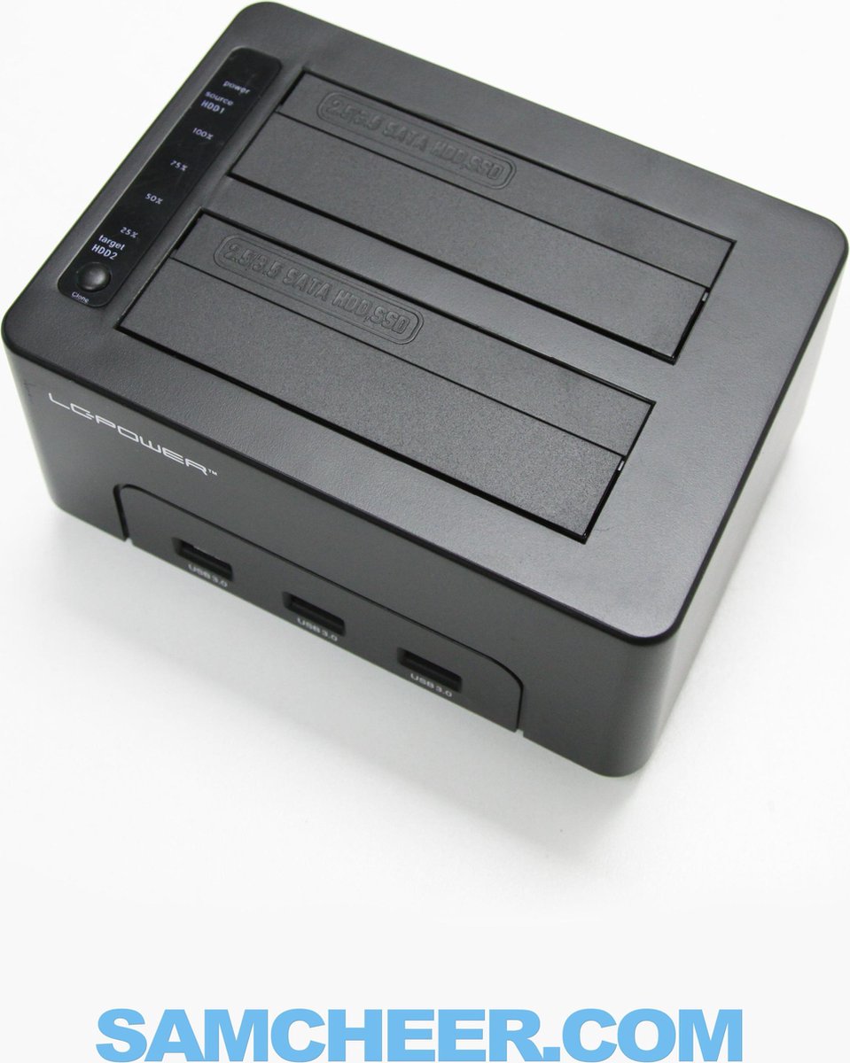 LCPower LCDOCKU3HUB Docking Station voor harde schijf USB 3.0 (3.1 Gen 1) TypeB...