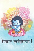 Hare Krishna: Blank Lined Krsna Lover Notebook Journal Diary Daily Practice Bhakti Yoga
