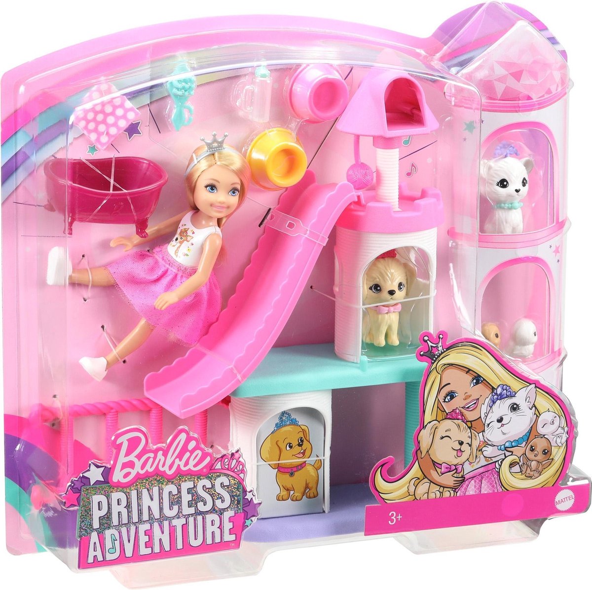 Barbie Princess Adventure Chelsea Dierenspeelset | bol.com