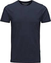 Jack & Jones Basic O-Neck Sportshirt - Maat M  - Mannen - blauw