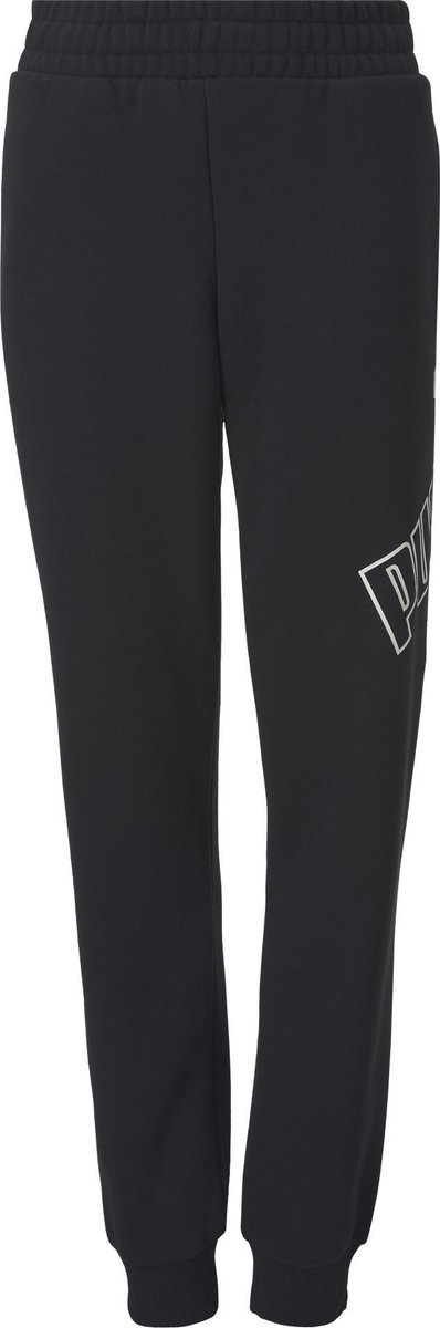 PUMA Big Logo Sweat FL CL Jongens Broek Zwart