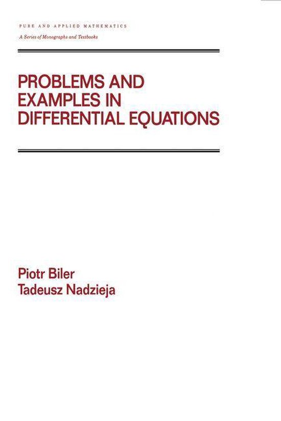Chapman & Hall/CRC Pure and Applied Mathematics - Problems a ... - cover