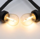 10-pack warm witte LED lampen met transparante kap - 1 watt, (2700K) - EXCLUSIEF prikkabel
