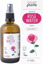 organic rose water glass bottl