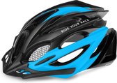 R2 - Pro-Tec Fietshelm - Zwart/Blauw - Maat M (56 - 58cm)