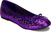 Paarse ballerina schoenen met glitters 37