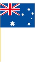 50x stuks grote coctailprikkers vlag Australie 9.5 cm - Landen vlaggen feestartikelen/versieringen