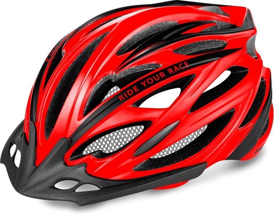R2 - Arrow Fietshelm - Rood - Maat S (54 - 56cm) | bol.com