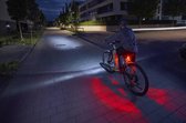 FISCHER Accu fietsverlichting Twin 360 graden verlichting voorlicht en achterlicht