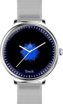 Belesy® New York - Smartwatch Dames - Nederlandstalige Handleiding - Smartwatch Heren - Horloge - 1 inch - Kleurenscherm - Stappenteller - Multi Sport - Multi Watchfaces - Staal - Zilverkleur